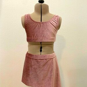 Custom Lyrical or Contemporary Dance Costume Size 8-10 EUC work twice